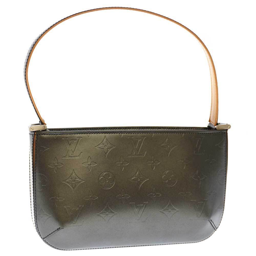 LOUIS VUITTON Fowler Monogram Matte Bag Gray Handbag Shoulder Purse